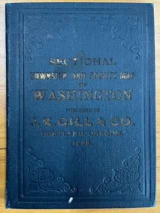 Item #2092 New Sectional Township & County Map of Washington--1888