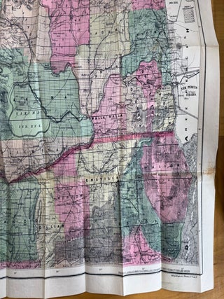 New Sectional Township & County Map of Washington--1888