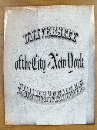Item #2103 Archive from University of the City of New York 1853-1856