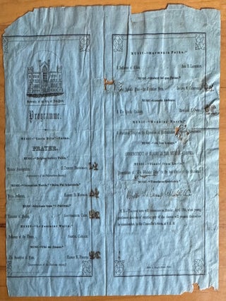 Archive from University of the City of New York 1853-1856