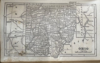 Map of the United States, Canada, Mexico, and the West Indies Including Central America, Showing all the Routes to California with a table of Distances