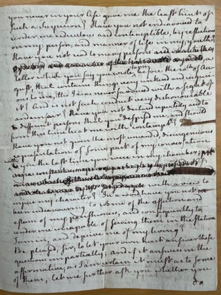 ALS from Clergyman Simeon Howard as Rebuttal to an Un-named Foe, Boston, October 27, 1771