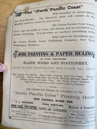 North Pacific Coast--A Semi-Monthly Journal, Near Complete Run 1879-1881