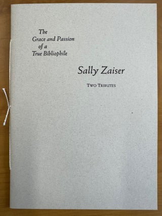 Item #2206 Grace and Passion of a True Bibliophile. David Farmer, Paul Horgan