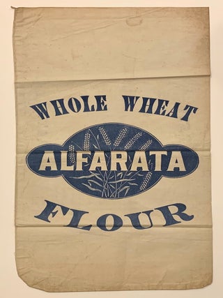 J.M. Yeager Milling Company Whole Wheat Alfarata Flour Sack
