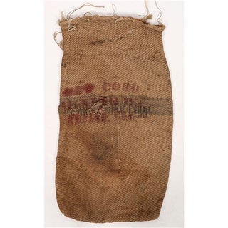 Collection of Eight Antique Mining Ore Bags Including Several from Darwin, California and New Coso Mining Company