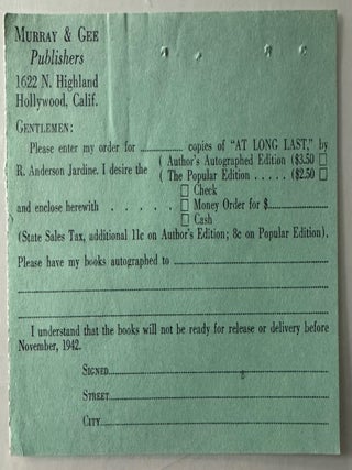 [British Royalty][Walter Winchell] TLS from Officiant of the Wedding for Duke of Windsor and Wallis Simpson plus Ephemera