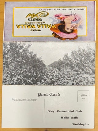 What Walla Walla Washington Wants Is You-- Promotional Postcard and Pamphlet in One