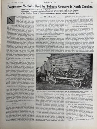 Tobacco--A Weekly Trade Review 69 Issues 1922-1928