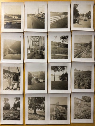 Item #2329 Superlative Collection of 174 Annotated Snapshots Documenting 1952 Trip from...
