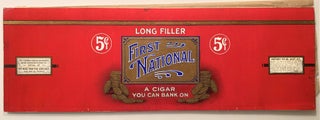 First National Cigar Label Original Artwork 1924--Heekin Can Company