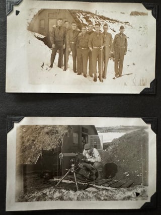 World War Two Era Alaskan Photo Album Including Attu, Dutch Harbor, Anchorage and Seward