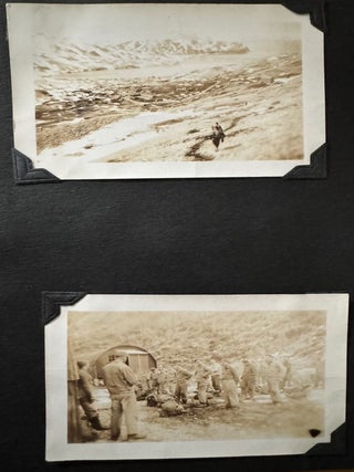 World War Two Era Alaskan Photo Album Including Attu, Dutch Harbor, Anchorage and Seward