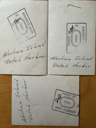 World War Two Era Alaskan Photo Album Including Attu, Dutch Harbor, Anchorage and Seward