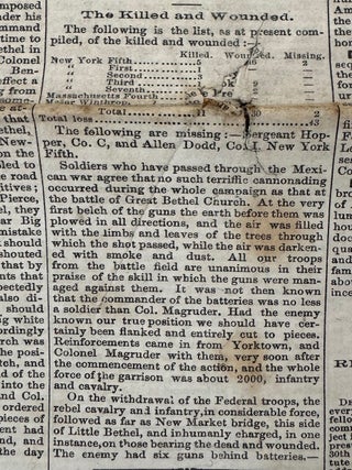 Pilot, The--Six Civil War Era Newspapers