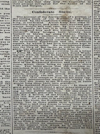 Pilot, The--Six Civil War Era Newspapers