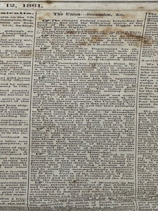 Pilot, The--Six Civil War Era Newspapers