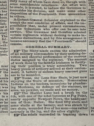 Pilot, The--Six Civil War Era Newspapers
