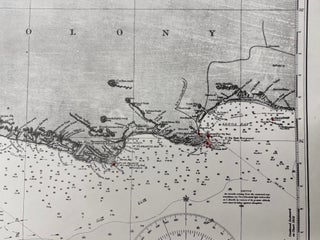 Map of South Coast of Africa--Algoa Bay to Cape Town