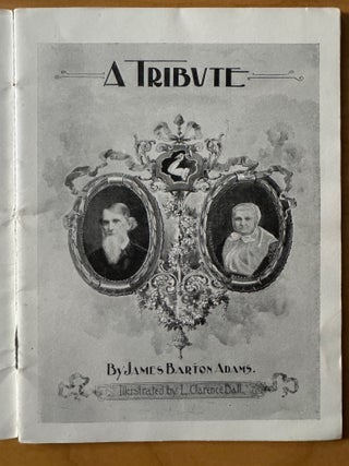 Small Archive of Original Poetry, Correspondence and One Unrecorded Printed Booklet by James Barton Adams