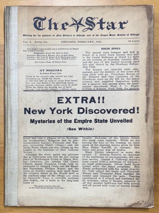 Item #2438 The Star--Shining for the Guidance of New Yorkers in Chicago and the Empire State...