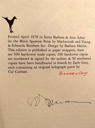 Word For Word and At Their Word: Essays on the Arts of Language Volume 1 and 2--Signed, Binder's Copies
