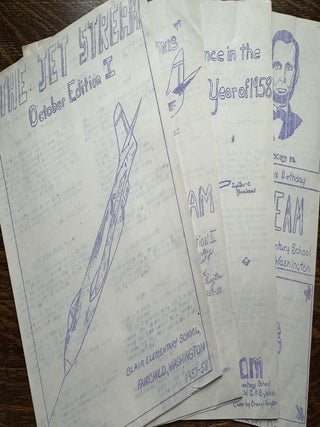 Jet Stream--4 Volumes of the Student Newspaper from Blair Elementary School, Fairchild Air Force...