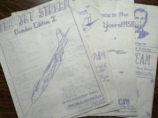 Item #2648 Jet Stream--4 Volumes of the Student Newspaper from Blair Elementary School, Fairchild...