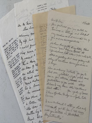 Philately] Philatelic Collection of Seven Typed and/or Autograph Letters Signed 1948-1969