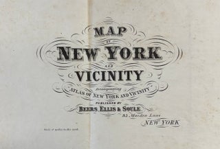 Map of New York and Vicinity