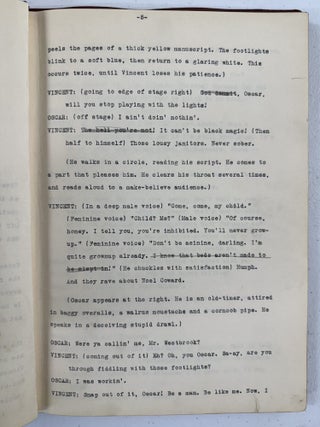"Because of Sex" Typed Manuscript