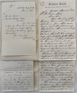 Dr. Robert M. Girvin Archive--Small archive of (10) letters, (7) receipts and (5) envelopes by and to Dr. Robert M. Girvin