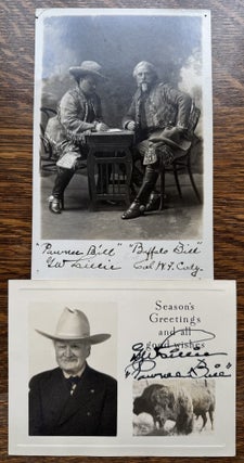 Item #2678 Pawnee Bill Archive of Signed Photos, Telegrams, Autograph Signed Letters and Notes,...
