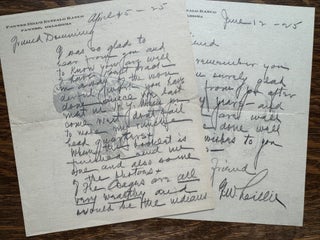 Pawnee Bill Archive of Signed Photos, Telegrams, Autograph Signed Letters and Notes, Check and Envelope 1913-1927