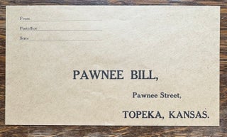 Pawnee Bill Archive of Signed Photos, Telegrams, Autograph Signed Letters and Notes, Check and Envelope 1913-1927