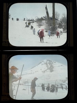 [Mountain Climbing] [Mt. Hood, Oregon] [Agriculture] [Exploration] 49 Lantern Slides of Images on and Around Mt. Hood, circa 1922