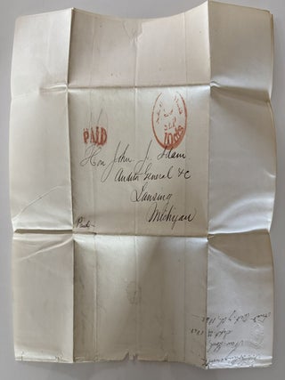 ALS to Michigan Auditor General Hon. John J. Adam, 1848