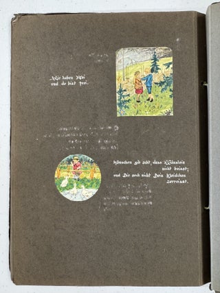 World War One Era German Manuscript Birthday Present for 6-year-Old Hanno from Uncle Erwin and Aunt Gretl