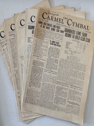 Robinson Jeffers][Carmel, California] Collection of the Carmel Cymbal and The Carmelite...