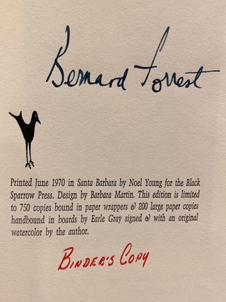 Not All I See Is There--Signed Binder's Copy with Original Art