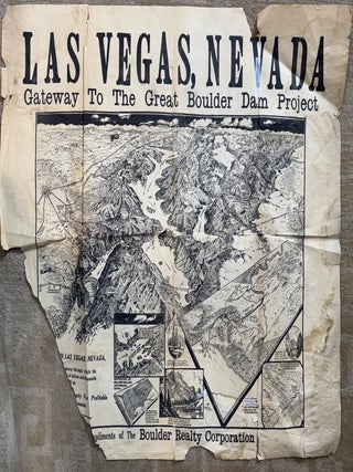 Broadside][Real Estate][Bird's Eye View] Las Vegas, Nevada--Gateway to the Great Boulder Dam...