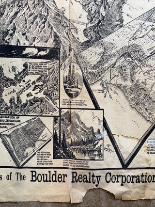 [Broadside][Real Estate][Bird's Eye View] Las Vegas, Nevada--Gateway to the Great Boulder Dam Project