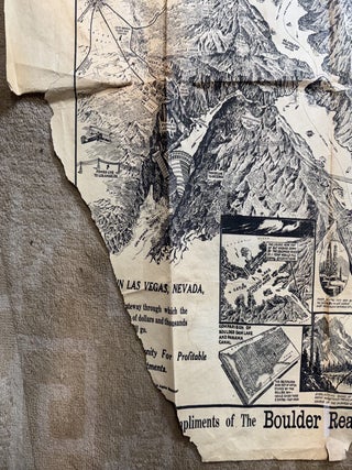 [Broadside][Real Estate][Bird's Eye View] Las Vegas, Nevada--Gateway to the Great Boulder Dam Project