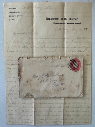 Dominion Land Survey of Canada][Northwest Rebellion] Correspondence of Work and Camp Life While...