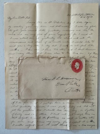 [Dominion Land Survey of Canada][Northwest Rebellion] Correspondence of Work and Camp Life While Surveying Throughout Saskatchewan and Alberta, Canada Throughout the Early 20th Century