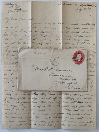 [Dominion Land Survey of Canada][Northwest Rebellion] Correspondence of Work and Camp Life While Surveying Throughout Saskatchewan and Alberta, Canada Throughout the Early 20th Century