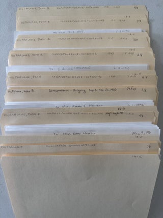 [Dominion Land Survey of Canada][Northwest Rebellion] Correspondence of Work and Camp Life While Surveying Throughout Saskatchewan and Alberta, Canada Throughout the Early 20th Century