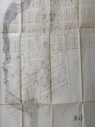 Map of Dayton, Lyon County, Nevada circa 1920's