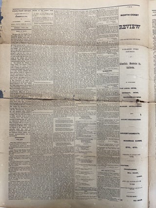 [Kibesillah, Mendocino County, California] North Coast Review, Vol. 1 No. 5, Saturday, June 16, 1883