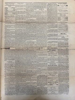 [Kibesillah, Mendocino County, California] North Coast Review, Vol. 1 No. 5, Saturday, June 16, 1883